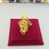 New adjustable 916 gold ring female gold index finger couple gold ring wedding jewelry in stock