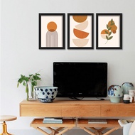 Abstract Design Wall Deco Frame Poster Print - 21x30 cm (A4), 30x40 cm (A3)