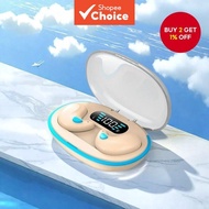 X55 Wireless Mini Sleeping Earbuds - TWS Bluetooth Stereo Headphones with Noise Reduction