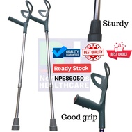 NPE86050 Elbow Crutches Eurostyle Support Adjustable Height Walking Stick