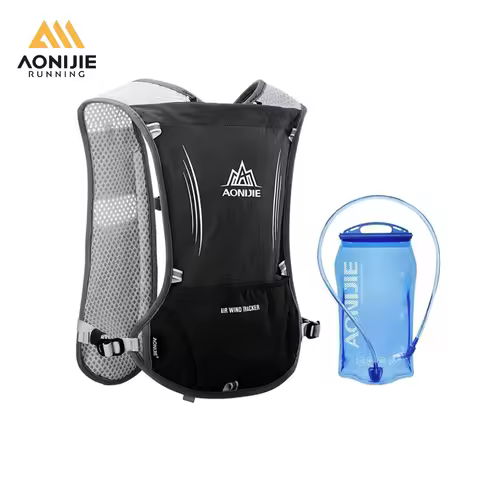 AONIJIE E913S 5L Hydration Running Vest with 1.5L Bladder Lightweight Breathable Vest for Running Hi