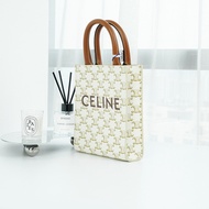 [9.99 New] Celine Celine White mini Piano Score tote Bag