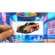 Sticker HAN MAZDA RX7 FAST FURIOUS ORANGE VIRAL VINYL CUTTING STICKER
