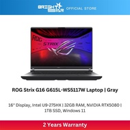 ASUS ROG Strix G16 G615L-WS5117W Gaming Laptop - 16"/U9-275HX/32GB/1TB SSD/RTX5080/Win11