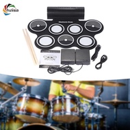 chulisia Electronic Drum Set Compact for Beginner and Professional Digital Drum Pad