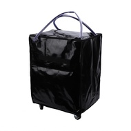 promise2.sg Large Rolling Shopping Bag Foldable Wheeled Tote Heavy Duty Wheels Zippered for Travel L