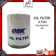 OSK OIL FILTER - FOR PERODUA - OSK 0-T501