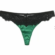 Thong Boohoo color Emerald jewel tone