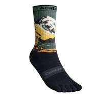 Aonijie E4843- CALF SPORT TOE SOCKS - GREEN