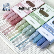 【MY】4Pcs Highlighter Pen Double-Ended Gradient Japanese Highlighters Marker Pens Students Handwritin
