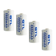 Factory Direct Batch GTL16340 Lithium Battery 3.7 V2800mAh Flashlight Battery Laser Pen Lithium Batt