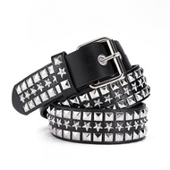 Fashion New Bronze Bullet Belt Metal Belt Men And Women Punk Hardware Jeans Belt Y2K Belt Designer B