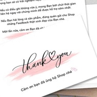 Thank you card is not beautiful