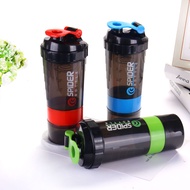 [HCM]Bình Lắc Shaker Tập GYM 3 Ngăn Tiện Dụng 500 Ml - Bình Nước Tập Gym Thể Thao