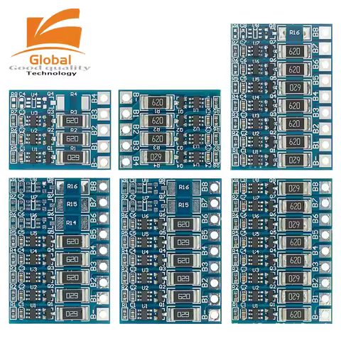 5S 21V 4.2V Balance Function Protection Board 68mA 5S Li-ion Lipo Battery Lithium 18650 Batteries Ba