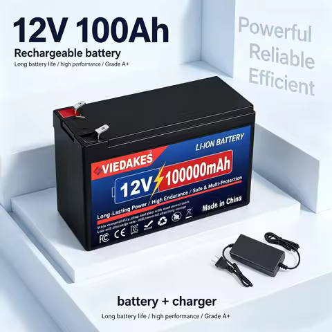 12V 20Ah-100Ah 21700 Lithium Battery Pack 3S7P Rechargeable Battery for Solar Energy Electric Vehicl