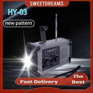 Hand Crank Emergency Radio AM/FM Weather Radio Portable Radio for Emergency/Home