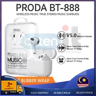 REMAX Proda PD-BT888 Wireless True Stereo Music TWS Earbuds HiFi Sound With Touch Sensor Long Batter