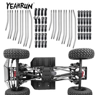 313/324mm Stainless Steel Link Set Linkage Rod W/ Nylon Ball End For Axial Scx10 I / Ii 90046 90059 