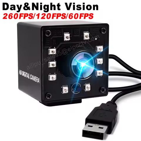 1080P Infrared Night Vision USB Camera High Speed 260FPS 360P 120FPS 720P 60FPS 1080P OV4689 Mini US