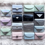 Taiwan Ready Stock Free Shipping FENNEC Triangle Brand Short Clip Card Holder Coin Purse Document Ho