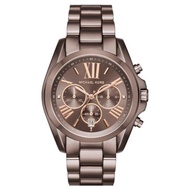 นาฬิกาข้อมือผู้หญิง MICHAEL KORS Oversized Bradshaw Sable Chronograph Unisex Watch MK6247