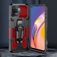 For OPPO Reno 5 Z 5f 6 z 2z 2f 8 7 6 Lite 10 Pro 5G Case Hybrid Armor Shockproof Stand Cover With Be