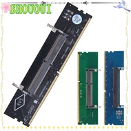 SHOUOUI SO-DIMM to DIMM Adapter, 4-Layered PCB Design Better Protection DDR3 DDR4 DDR5 RAM Adapter C