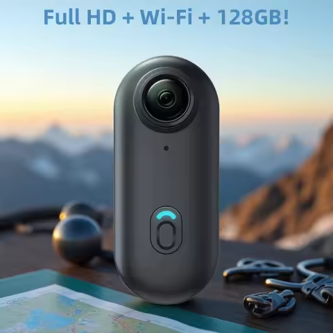 Mini Body Camera Helmet Handlebar Motorcycle Road Sport Cam Battery Body cam Full Hd Sports Action W