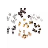 CRIMP ROUND BEAD AND TUBE 2MM DIY CRAFT MATERIALS IMPORTED CRIMP HOME