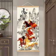 Eight Horses Horses Living Room Paintings Office Decoration Paintings Horses to Successful Entrance 