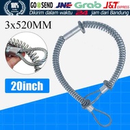 20 Inch Safety Hose Whip Check Selang Safety Hose Pengaman Wire Rope Selang Hose Arrestor