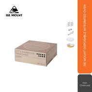 ISE MOUNT CHARCOAL GRILL SET CAMPING DISPOSABLE INTEGRATED OVEN