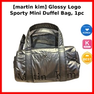 [martin kim] Glossy Logo Sporty Mini Duffel Bag, 1pc / Korean Mini Duffel Bag / Sporty Design by Seo