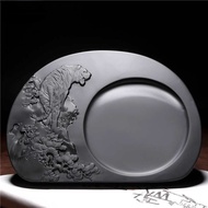 Famous Teacher Old Pit Inkstone Fuhu Shengwei Study Inkstone Natural Rough Stone Inkstone Four Treas