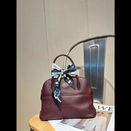 Hermes Bolide系列 27 銀扣 X刻 愛馬仕紅swift皮 保齡球包