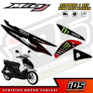 Striping Mio J Stiker Motor Mio J Striping Mio J Semi Monster