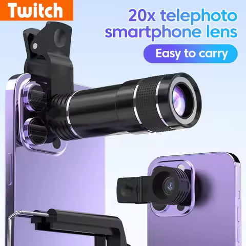 20X Telephoto Smartphone Telescope Zoom lens Universal HD Mobile Phone camera Focus Lens For iPhone 