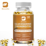 Beworths Glucosamine Chondroitin Capsules with Bee Venom for Bone & Joint Support Stress Relief Infl