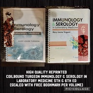 SALE High Quality Coilbound Turgeon Immunology and Serology in Laboratory Medicine 6th Ed Textbook