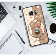 Samsung S6 - S6E - S7 - S7E - A9 PRO - C9 PRO Case, Super Cute Rabbit Print.