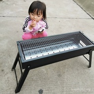 Portable Outdoor Manufacturer Household Barbecue Grill Charcoal Foldable Barbecue Grill 60E18 Pull-o
