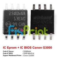 IC Eeprom Eprom + Bios Canon G3000 Resetter IC Counter Printer G3000 FPTS1835