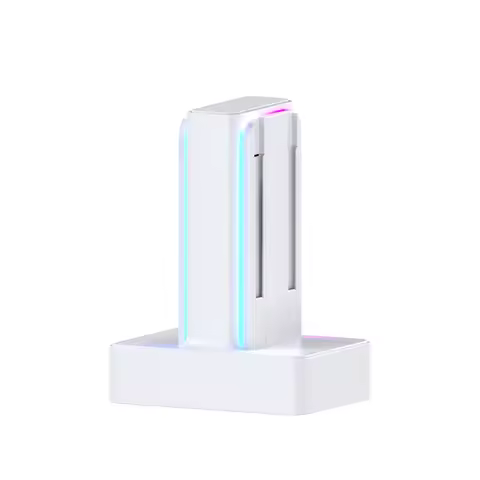 LinYuvo Meteor Light Charging Dock for Switch Joy Con & OLED Model Controller with RGB Light,Anti-sl