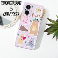 G8 - Latest REALME C67 pro camera Case - REALME C67 silicone - CUTE motif - REALME C67 Softcase - pr