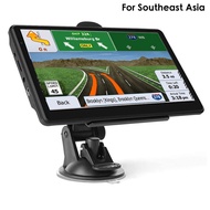 รถนำทาง GPS 7นิ้วหน้าจอสัมผัส GPS Navigator รถบรรทุก Sunshade 256M + 8G 2022ยุโรปแผนที่ GPS Navigators