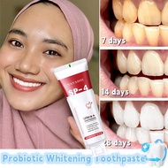 Y19  teeth sp-4 whitening pemutih gigi original probiotic oral shark whitening toothpaste ubat gigi pemutih oral care tartar remover fresh breath plaque remover kuning