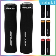 [Roluk] 1 Pair Handlebar Grips BMX Road Mountain Bike Soft Sponge Handle Bar End Grips