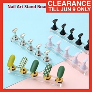 (MAGNETIC)  5pcs Nail Art Stand Board Display Board Nail Art Practice Board Chess Magnetic Board Pap
