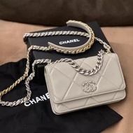 ｛special❤️‍🔥} Chanel🩶22年淺灰色19 woc 閒置品有塵袋/盒 芯片款💖✨